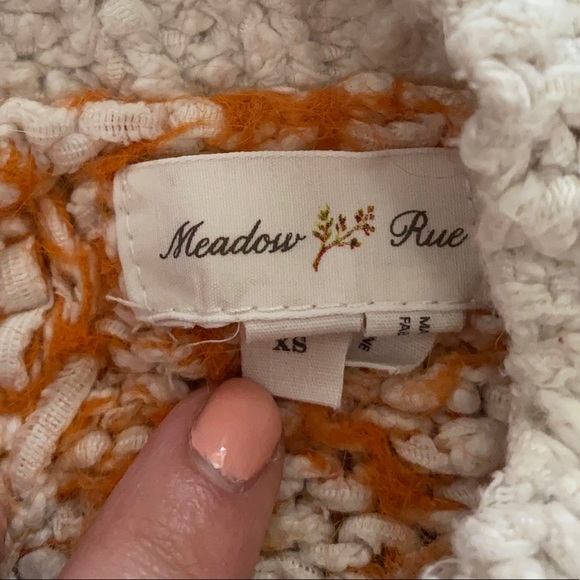 Multi color Anthropologie sweater🧡 - Picture 5 of 5